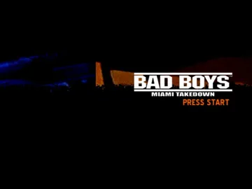 Bad Boys Miami Takedown (USA) screen shot title